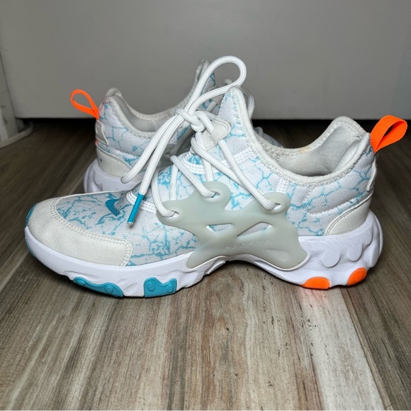 Nike React Presto Cracked CT6624-100 Youth Sneakers - Picture 7 of 10